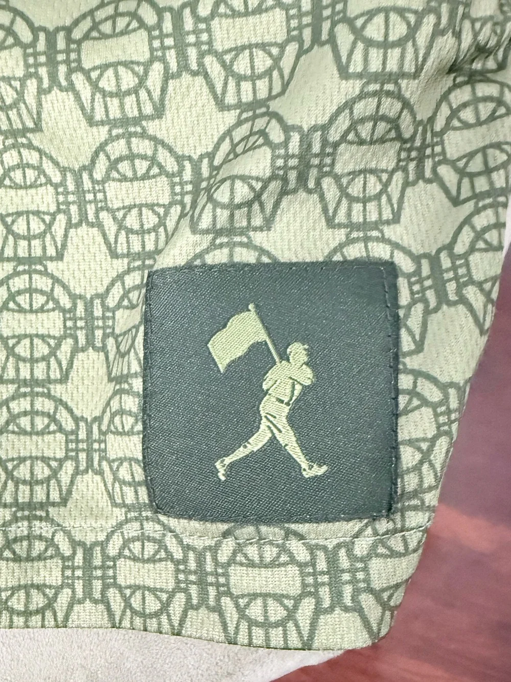 Baseballism olive green